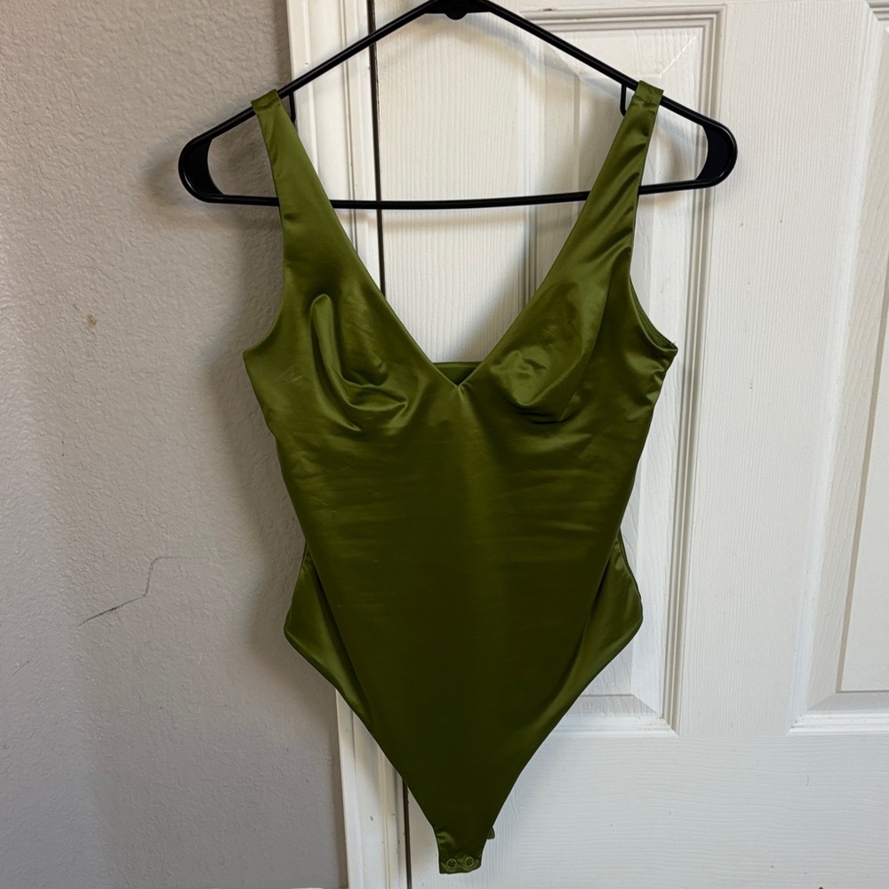 Olive Green  One Piece body suit